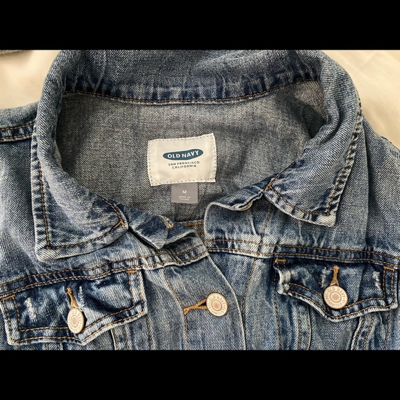 Old Navy Women’s Jean Jacket Vest - Picture 2 of 4